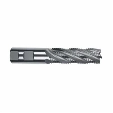 Morse Roughing End Mill, Center Cutting Regular Length, Series 4611, 516 Cutter Dia, 212 Overall Len 45415